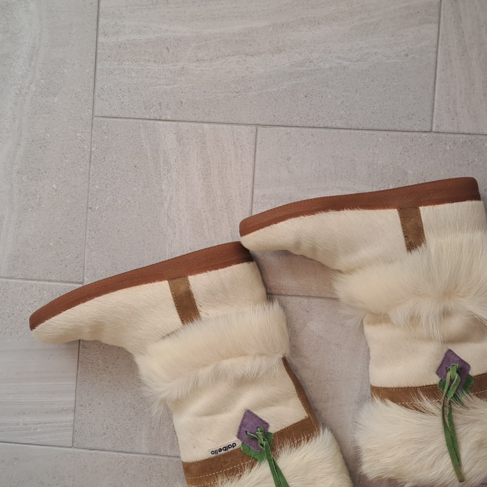 Dalbello Women's Goat Hair Boots in white - Picture 10 of 13
